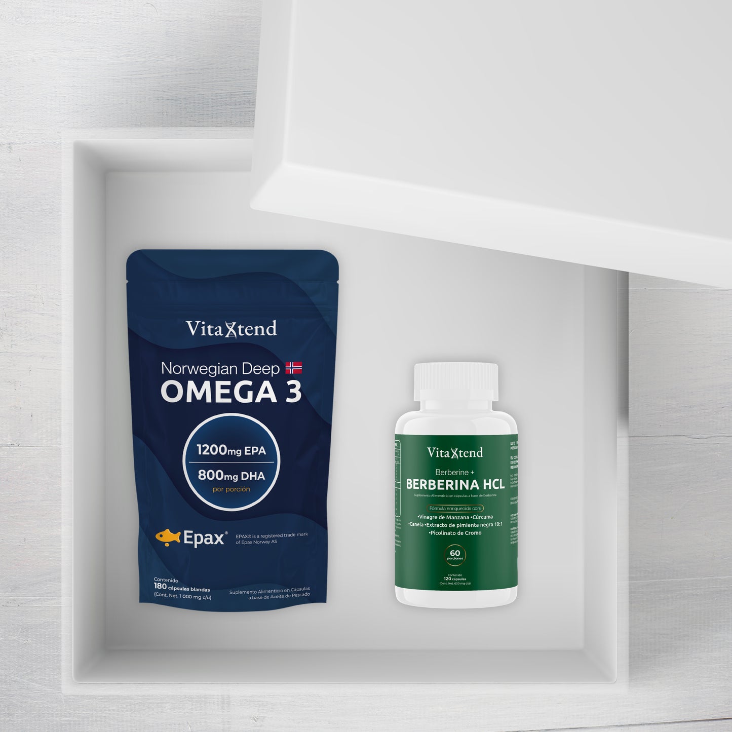 Kit Metabolic Duo | Berberina 97% + Omega-3 | Soporte Metabólico y Cardiovascular