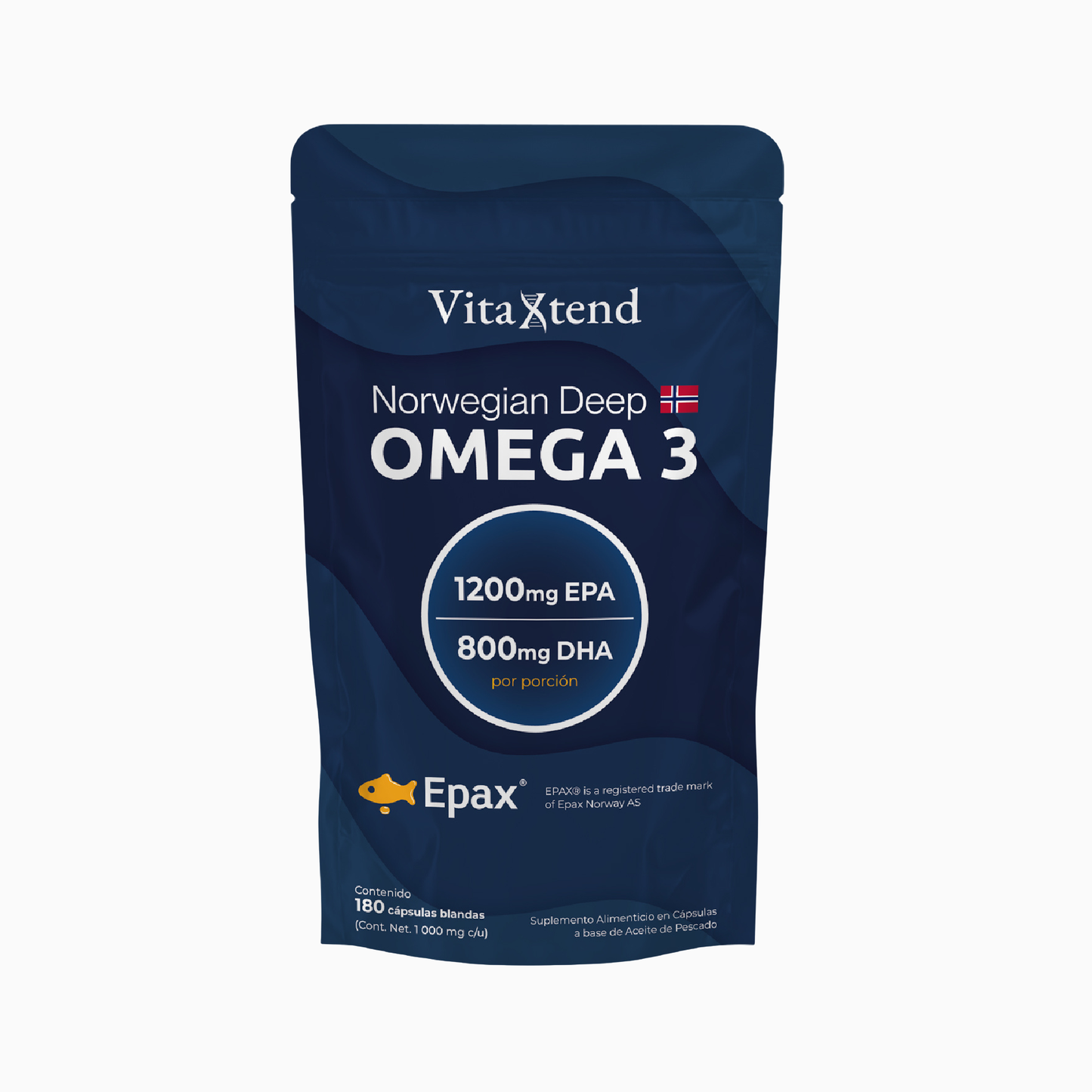 Omega 3 Norwegian Deep (EPAX®) – 2000mg EPA + DHA | 180 Cápsulas