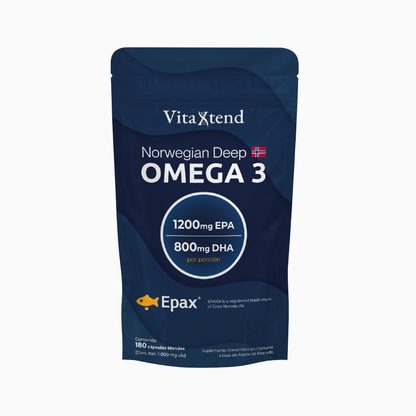 Omega 3 Norwegian Deep (EPAX®) – 2000mg EPA + DHA | 180 Cápsulas