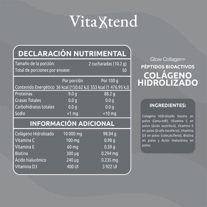 Péptidos Bioactivos de Colágeno Hidrolizado Genu-in® | 50 Porciones