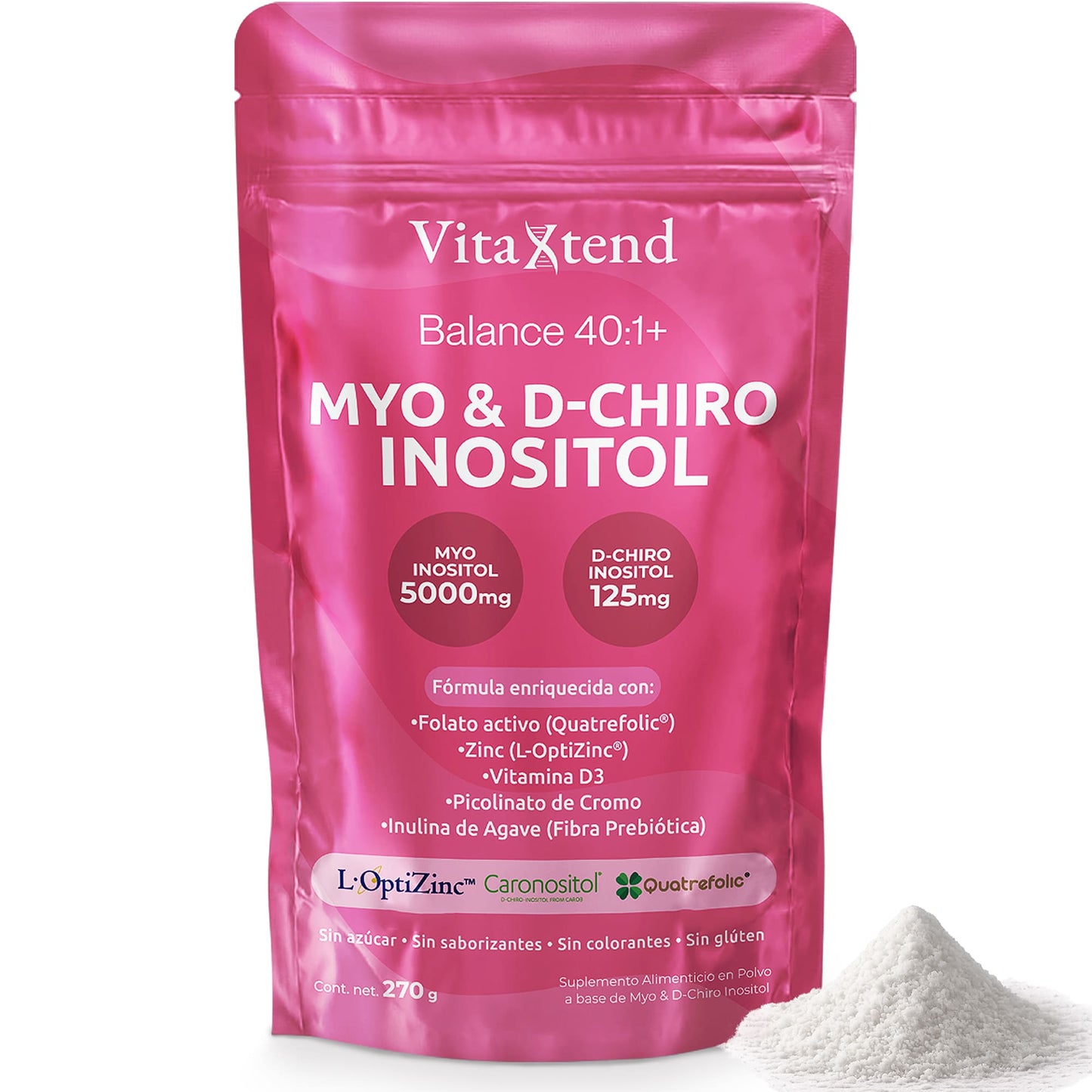 Myo & D-Chiro Inositol | Balance 40:1 | 45 Porciones