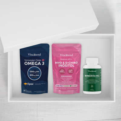 Kit Advanced Protocol | Inositol 40:1 + Berberina + Omega-3 | Optimización Metabólica Integral