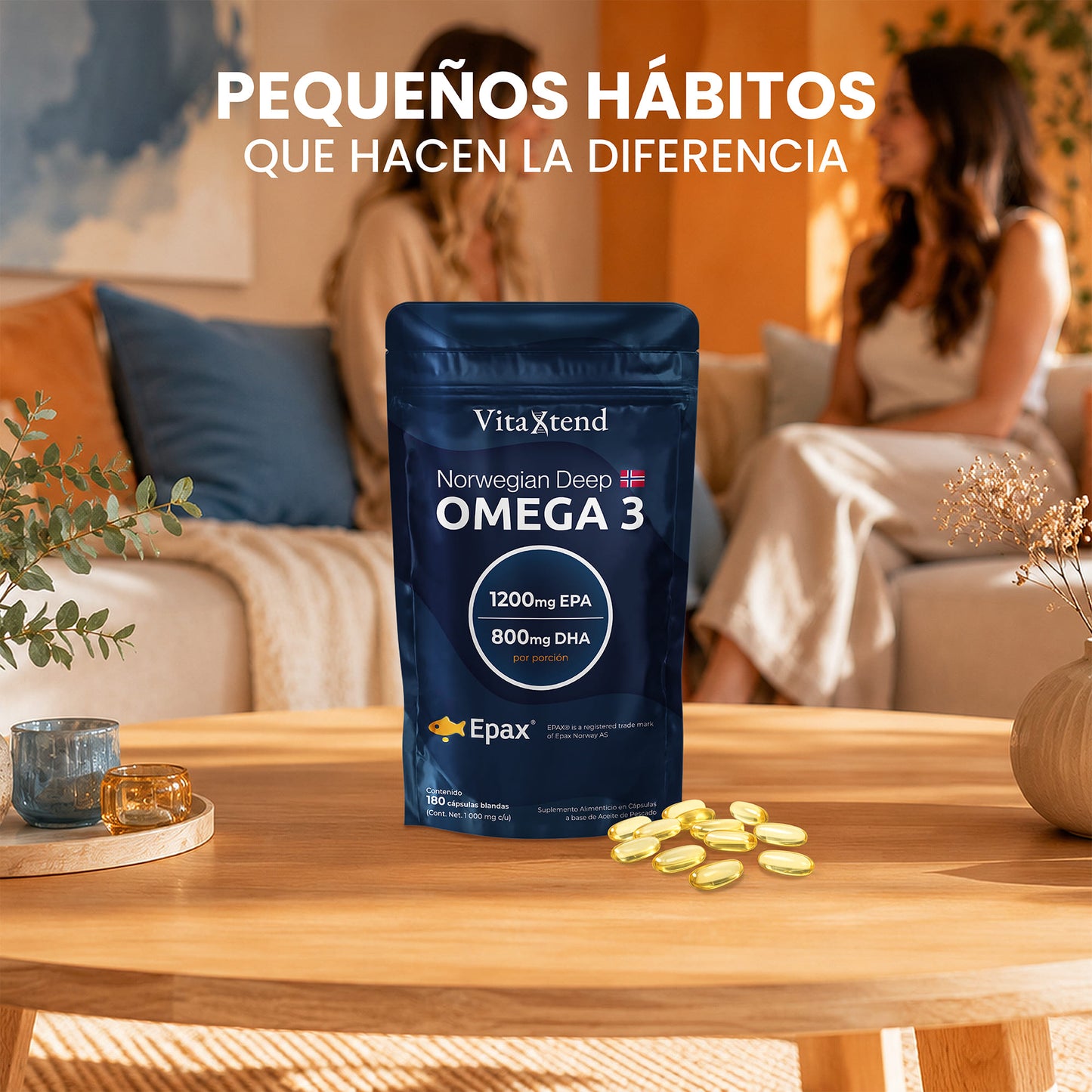 Omega 3 Noruego EPAX® | 180 Cápsulas