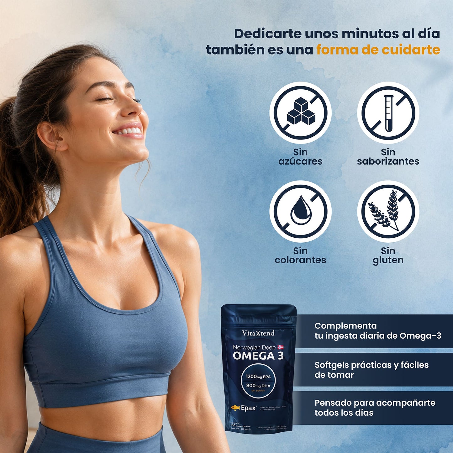 Omega 3 Noruego EPAX® | 180 Cápsulas