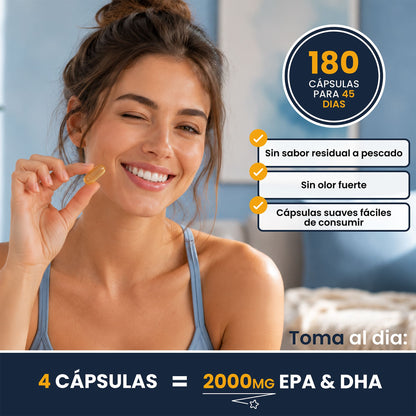 Omega 3 Noruego EPAX® | 180 Cápsulas
