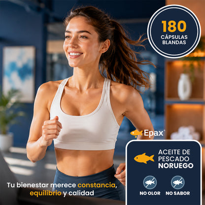 Omega 3 Noruego EPAX® | 180 Cápsulas